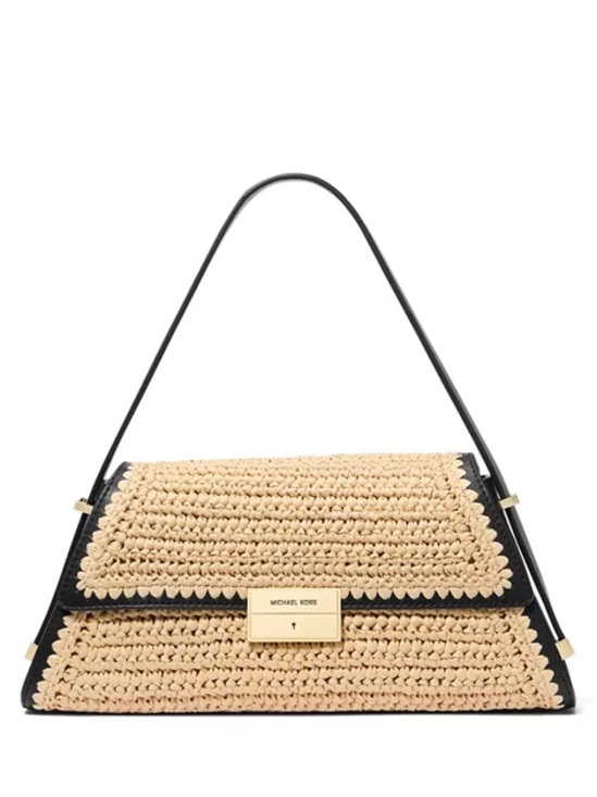 Michael Kors Handbags - Michael Kors Ludlow Woven Shoulder Bag